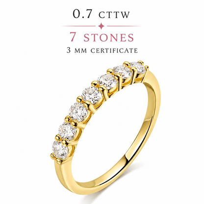 Moissanite 0.7 CT Ring